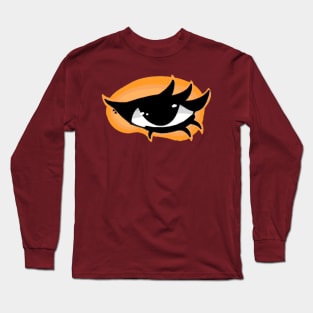 Orange Power Eyeball Long Sleeve T-Shirt